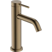 Cмеситель для раковины EcoSmart+, с донным клапаном, Tecturis S Hansgrohe, 73310140 цвет: бронза